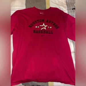 Houston Astros Old School Red Tee
